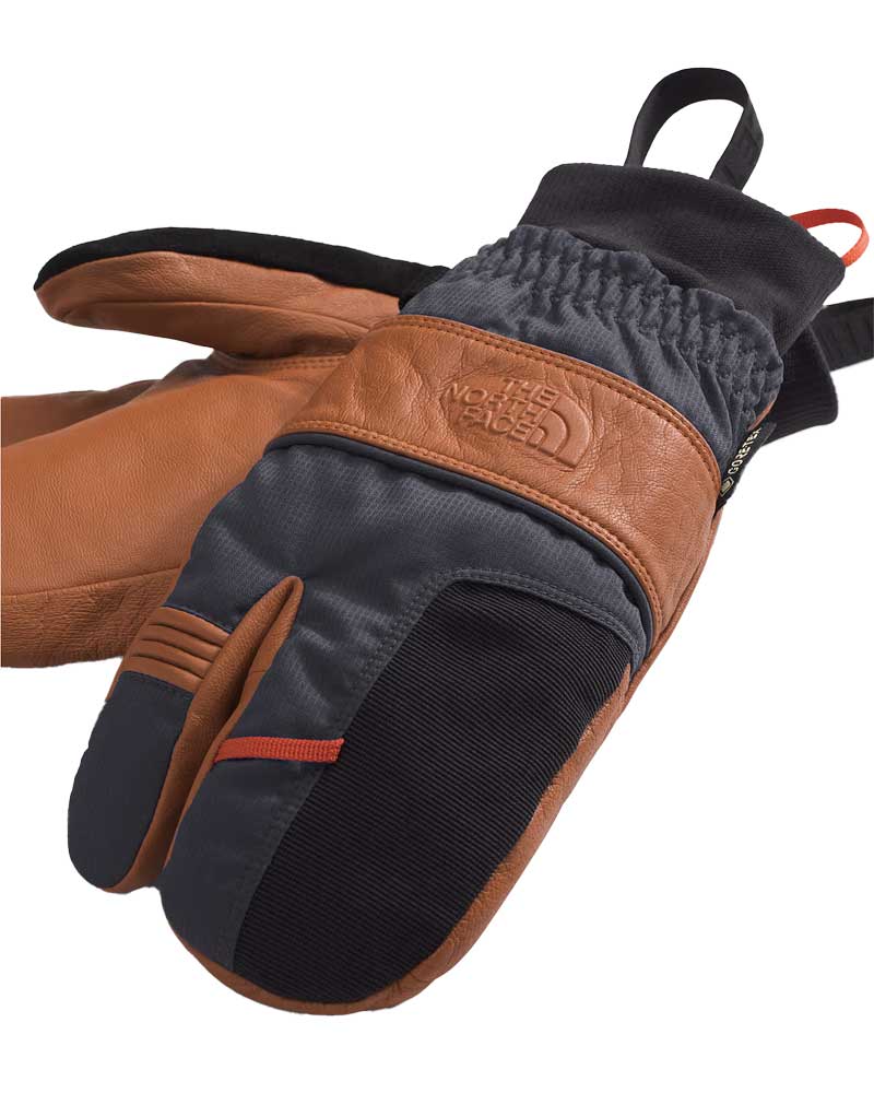 The North Face Montana Pro SG Gore Trigger Mitt Leather Brown/Grey