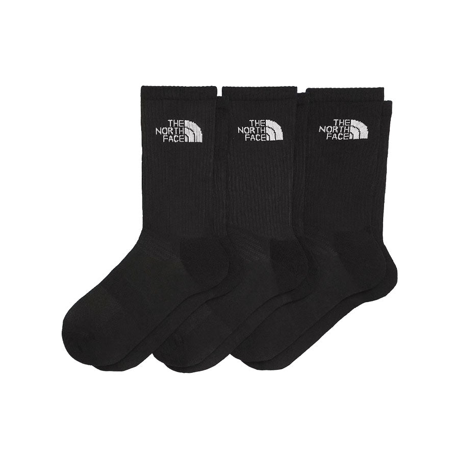 The North Face Multisport Cush Crew Sock 3-Pack Black Assorted 2027