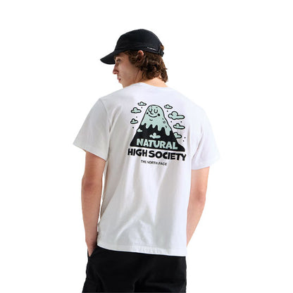 The North Face Unisex Nat High Society Relaxed T-Shirt Graphic TNF White 2027