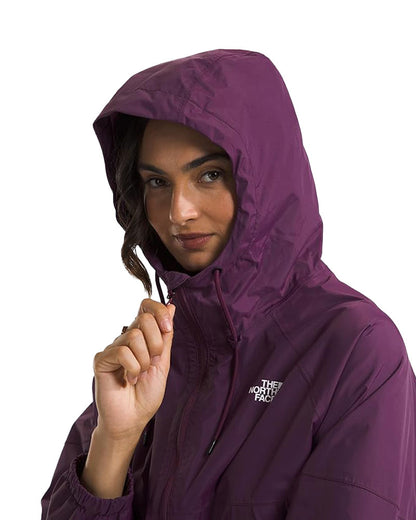 The North Face Women's Antora Rain Hoodie Black Currant Purple