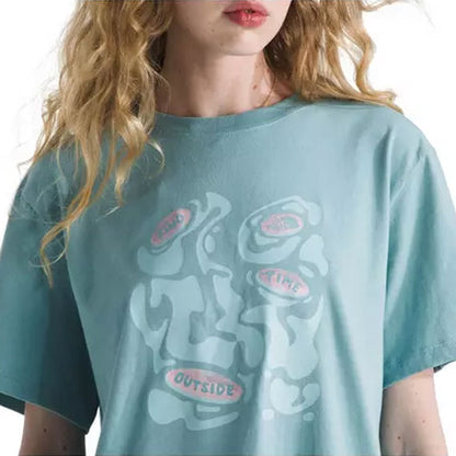 The North Face Women's Evolution Phrase T-Shirt Graphic Blue Eclipse 2026