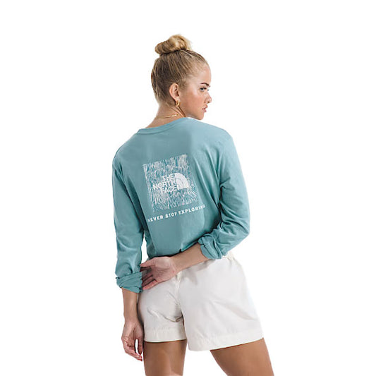 The North Face Women's Evolution Phrase T-Shirt Graphic Blue Eclipse 2026