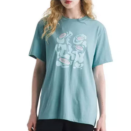 The North Face Women's Evolution Phrase T-Shirt Graphic Blue Eclipse 2026