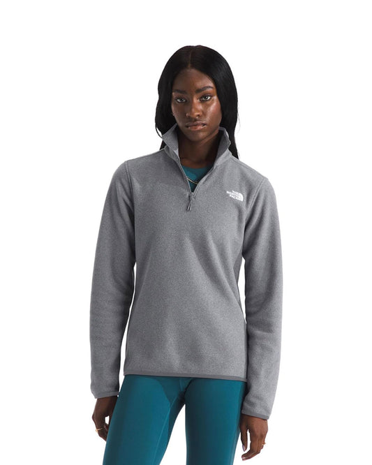 The North Face Women's Glacier Fleece ½ Zip Jacket Grey Htr/Black 2026