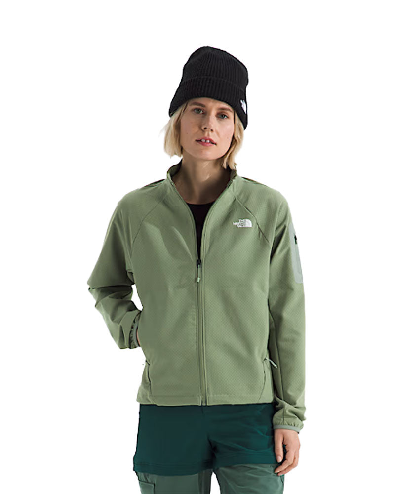 The North Face Women's Tek Approach Jacket Bark Mist/Slate Moss 2026