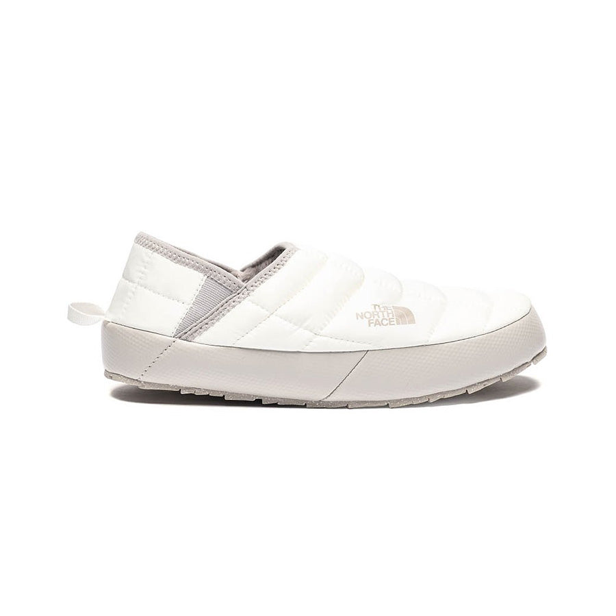 The North Face Women's ThermoBall Traction Mule V - Gardenia White/Silver Grey