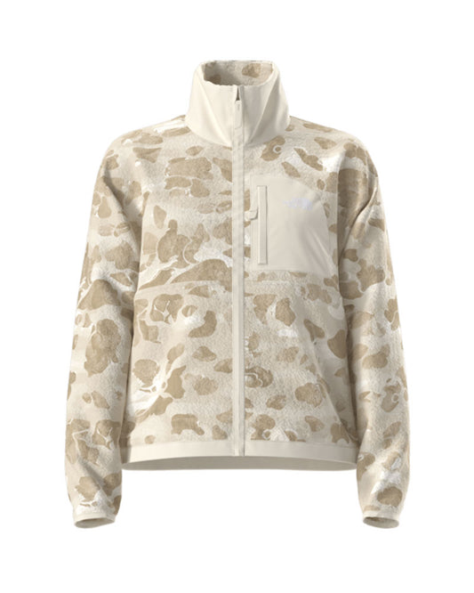 The North Face Women's Yumiori Off Peak Full Zip Pale Khaki Heritage Print