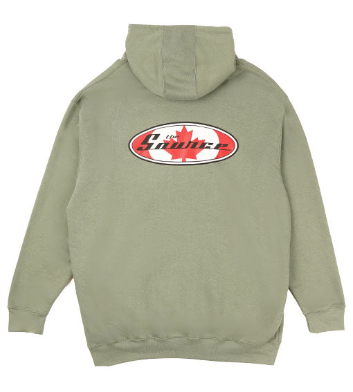 The Source Heavyweight OG Leaf Hooded Sweatshirt Sage