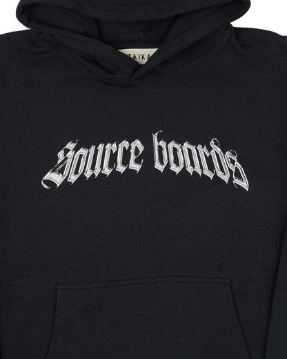 The Source Liquid Metal Hoodie Omen Black