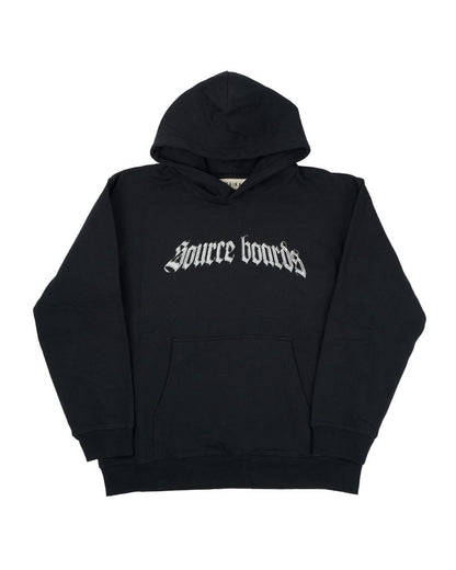 The Source Liquid Metal Hoodie Omen Black