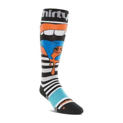 Thirty-Two Double Sock Black/Orange 2026