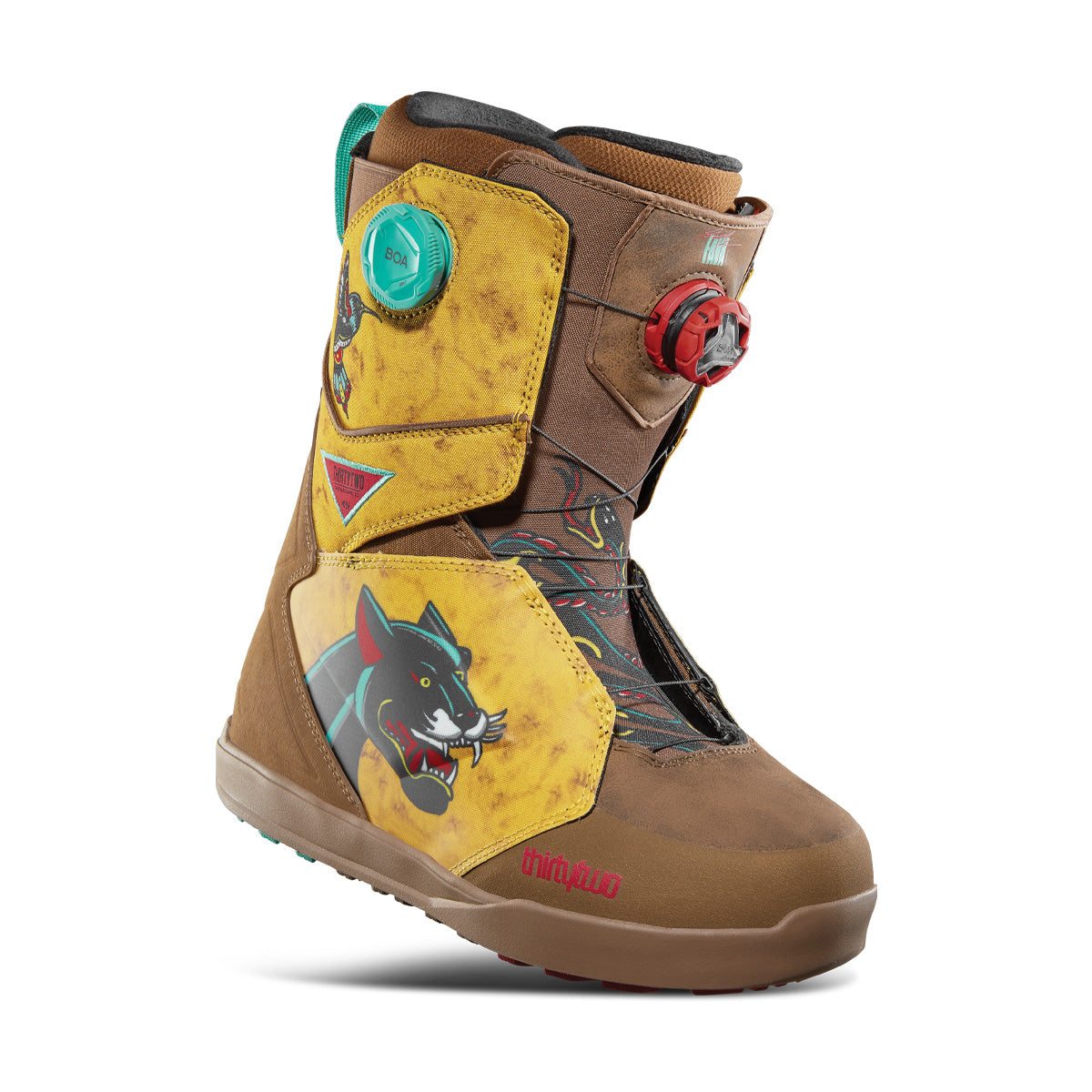 Thirty-Two Men's Lashed Double Boa Fava Boot Tobacco 2025