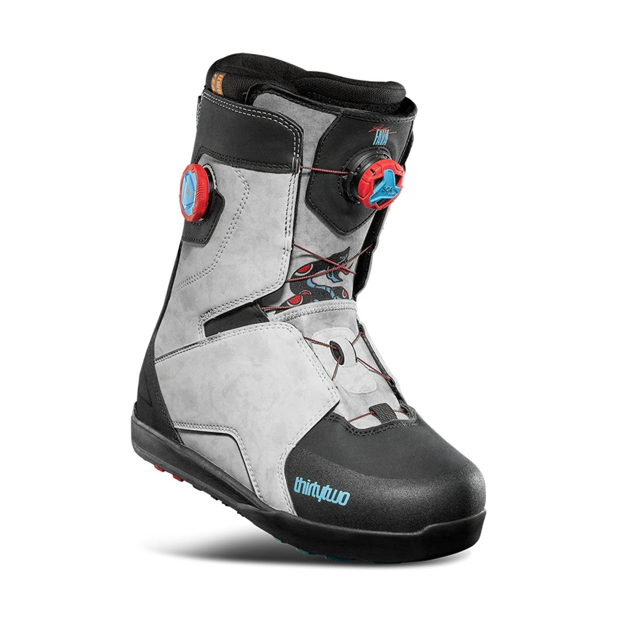 Thirty-Two Men's Lashed Fava Double Boa Boot Black/Blue 2026