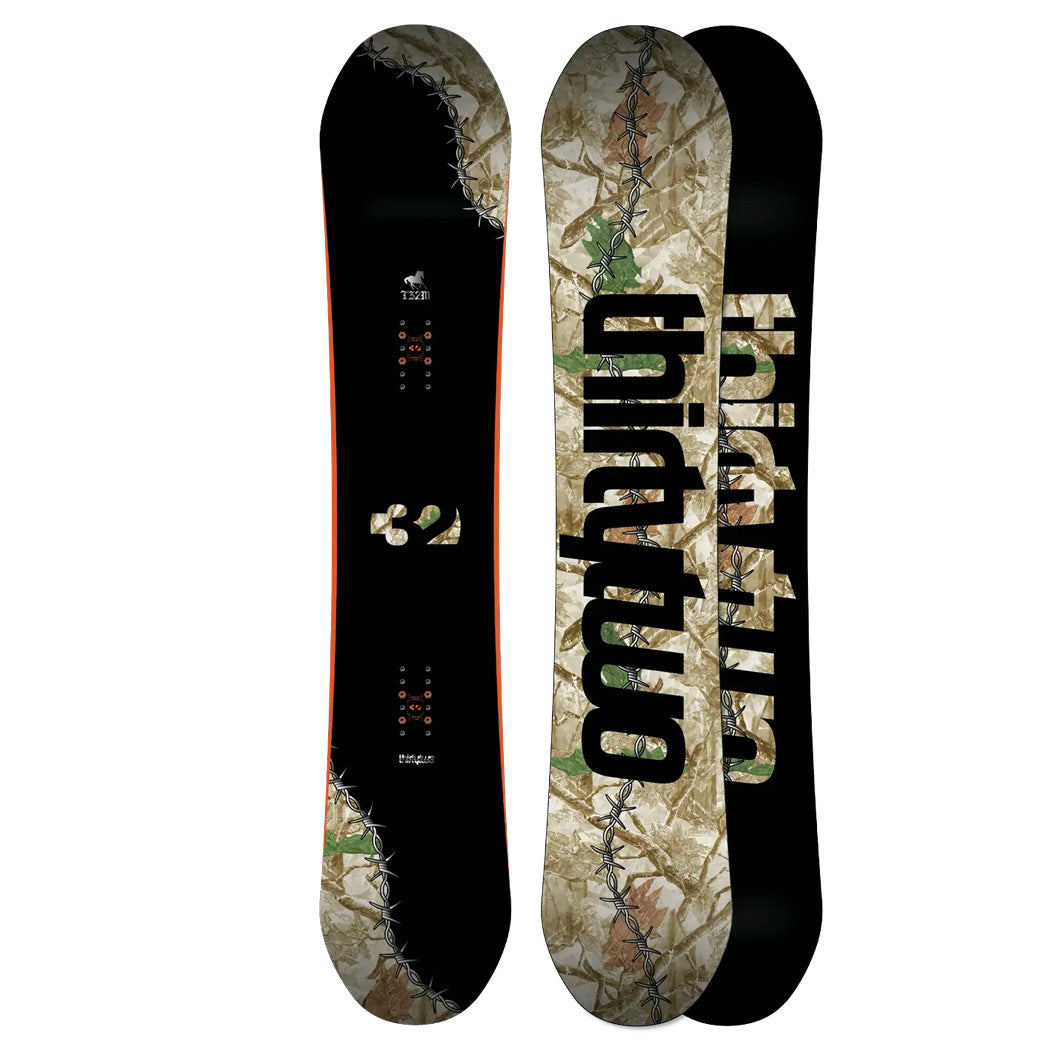 Thirty-Two Men's T32M Wide Snowboard Black 2027