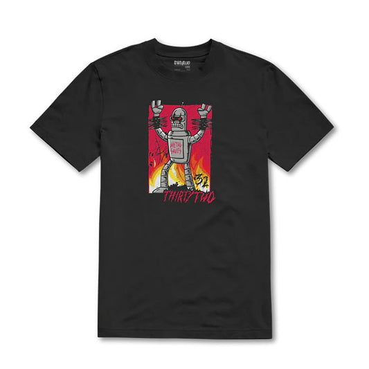 Thirty-Two Pop T-Shirt Black/Orange 2026