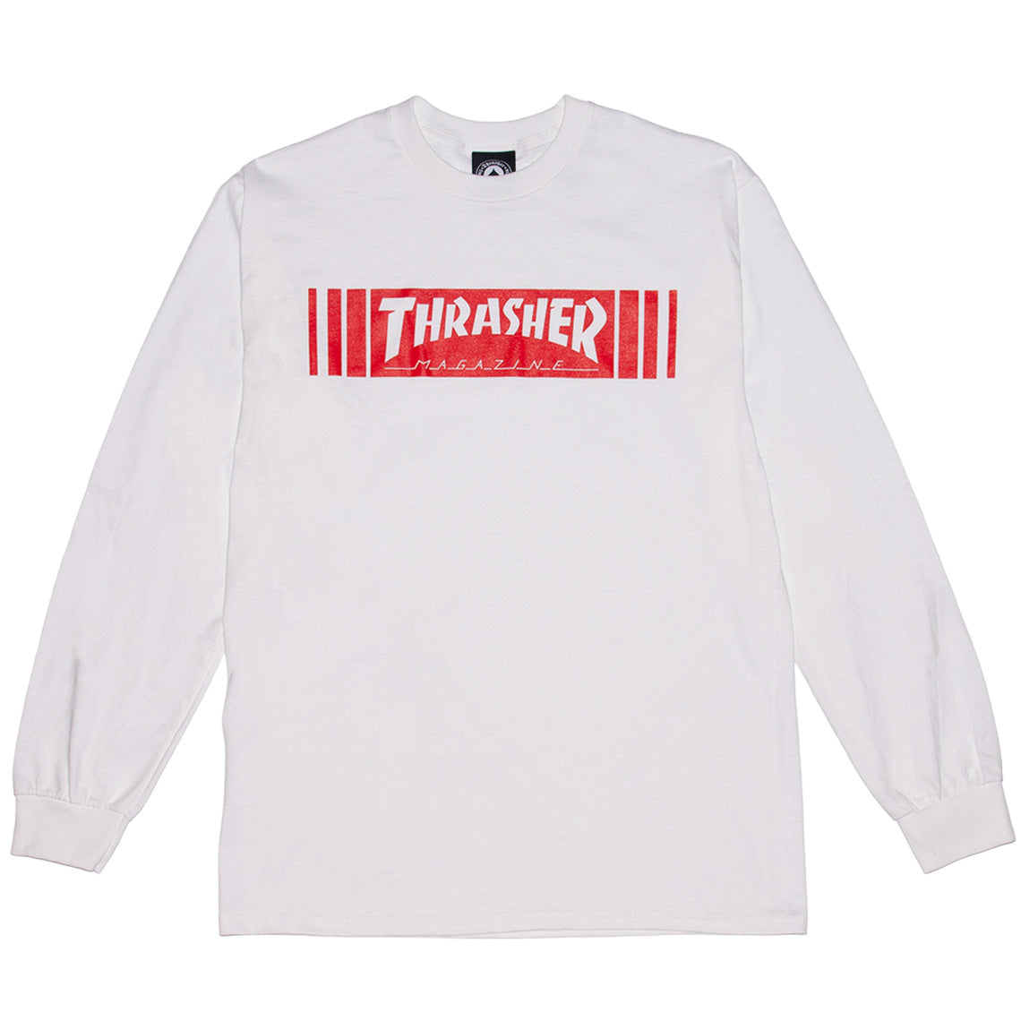 Thrasher Bar Long Sleeve T-Shirt White