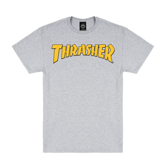 Thrasher Cover Logo T-Shirt - Ash Grey