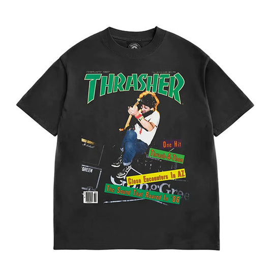 Thrasher February 1987 Vintage T-Shirt Black