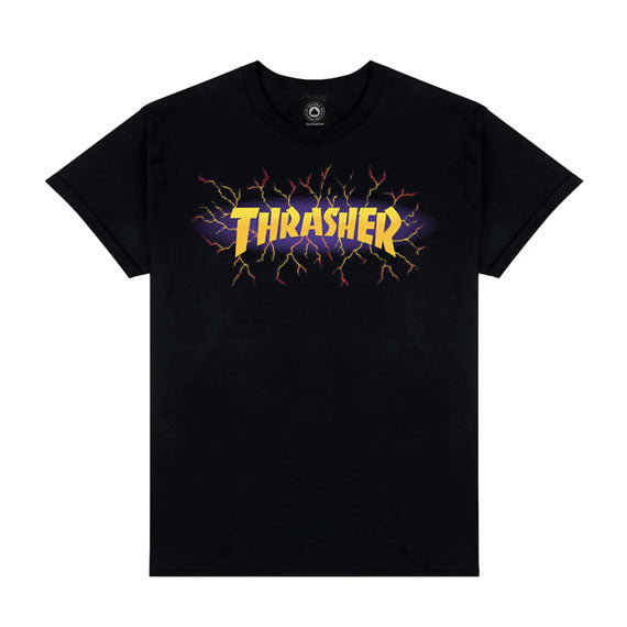 Thrasher Lightning T-Shirt Black