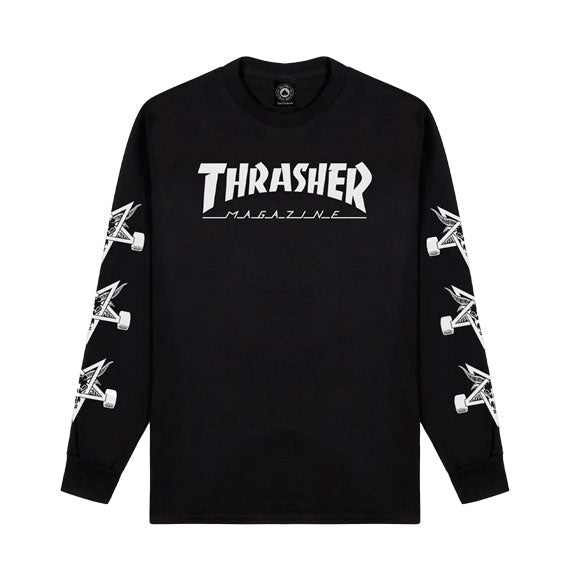 Thrasher Mag Goat Long Sleeve T-Shirt Black