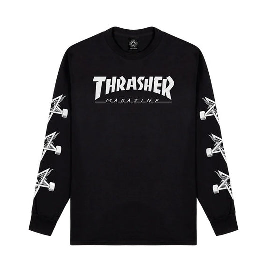 Thrasher Mag Goat Long Sleeve T-Shirt Black