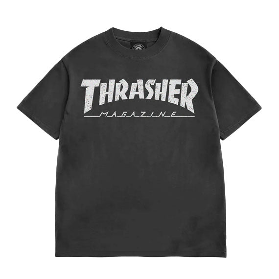 Thrasher Mag Logo Vintage T-Shirt Black