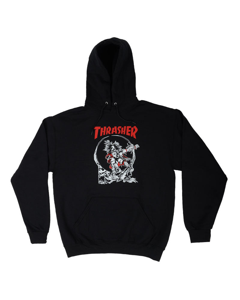 Thrasher Outlaw 2-Tone Hoodie Black