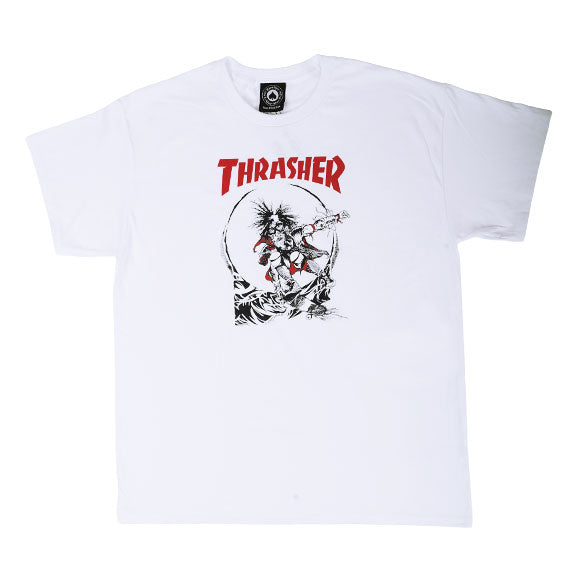 Thrasher Outlaw 2-Tone T-Shirt White