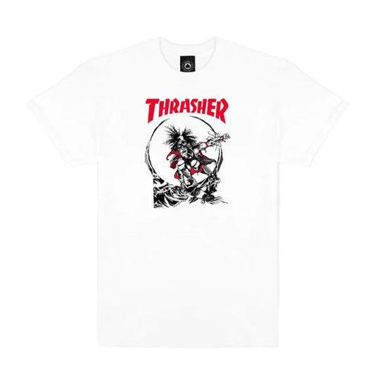 Thrasher Outlaw 2-Tone T-Shirt White