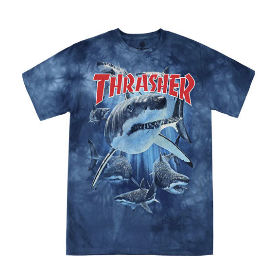 Thrasher Shark T-Shirt Blue