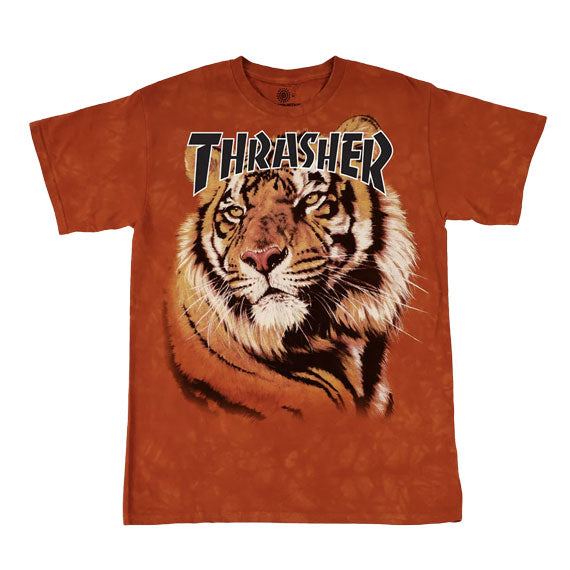 Thrasher Tiger T-Shirt Orange