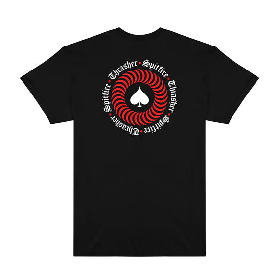Thrasher X Spitfire The End Oath T-Shirt Black