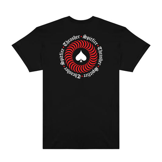 Thrasher X Spitfire The End Oath T-Shirt Black