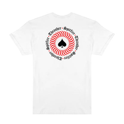 Thrasher X Spitfire The End Oath T-Shirt White