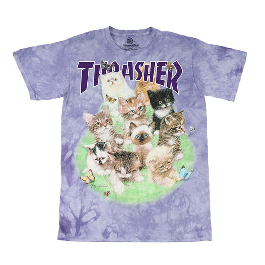 Thrasher x The Mountain Kittens T-Shirt Purple