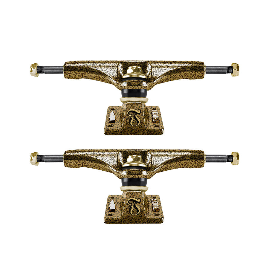 Thunder Team Goldline Hollow Lights Gold Trucks