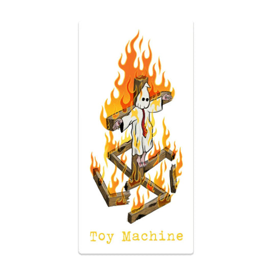 Toy Machine Charred Cross Sticker