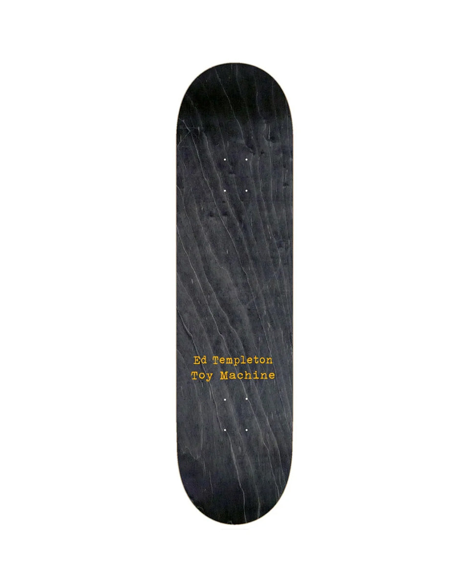 Toy Machine Templeton Charred Cross Black Stain Deck