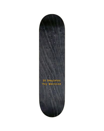 Toy Machine Templeton Charred Cross Black Stain Deck