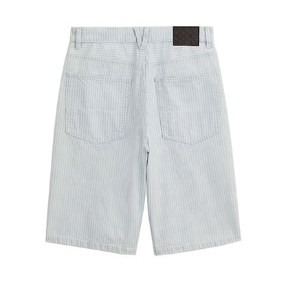 Vans Kids' Check-5 Baggy Denim Short Blue Ice