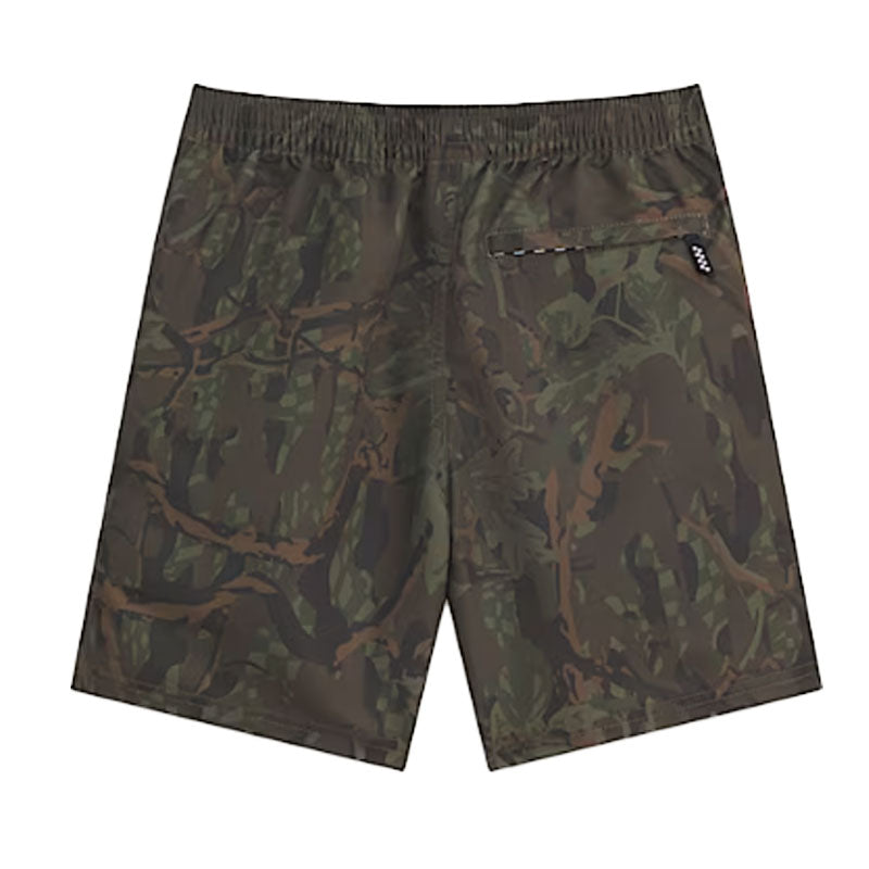 Vans Kids' Primary II Printed Elastic Boardshort Obsidian Fern