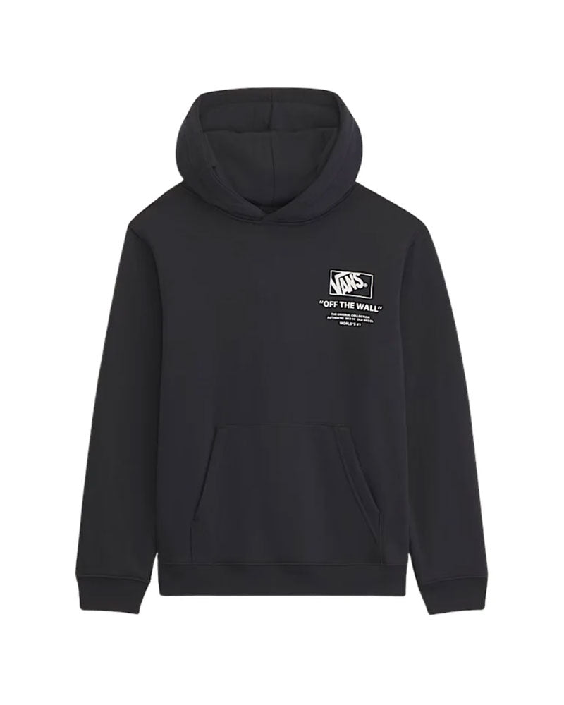 Vans Kids' Stacked Hi Pullover Hoodie Black/White