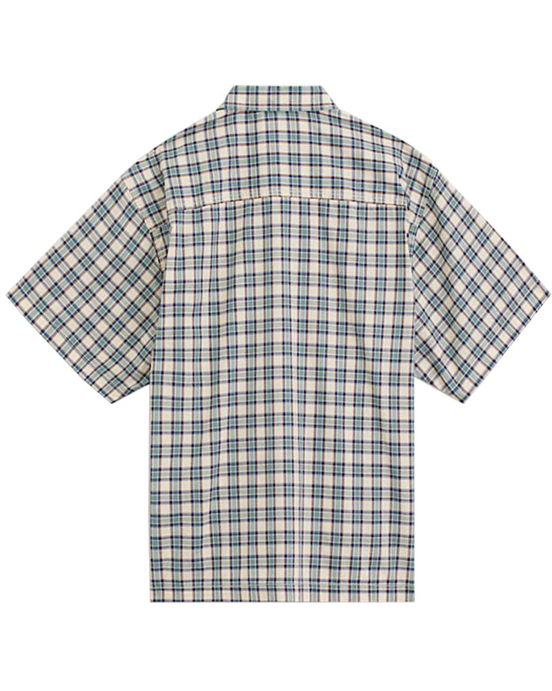 Vans Larkspur Timber Short Sleeve Woven Almond Crisp