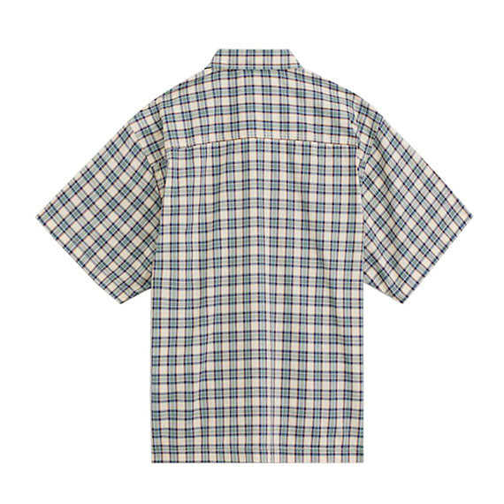 Vans Larkspur Timber Short Sleeve Woven Almond Crisp