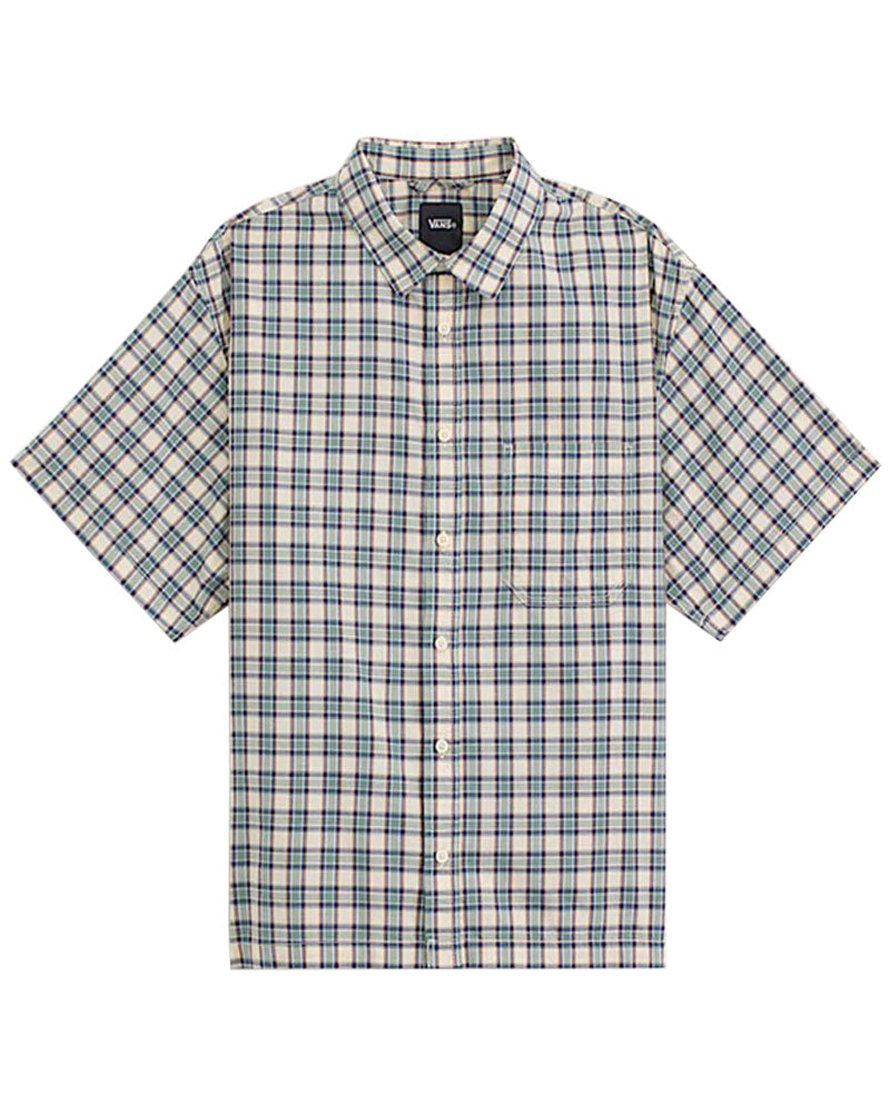 Vans Larkspur Timber Short Sleeve Woven Almond Crisp