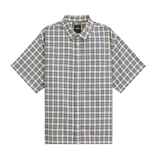 Vans Larkspur Timber Short Sleeve Woven Almond Crisp