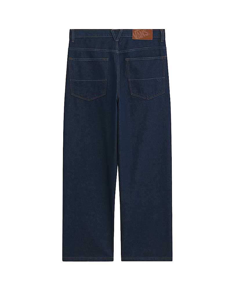 Vans Lx Check-5 Loose Denim Pants Dark Rinse
