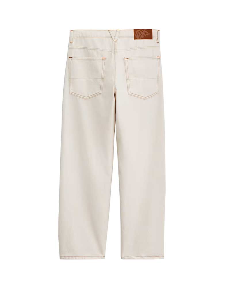 Vans Lx Check-5 Loose Denim Pants Natural Seed