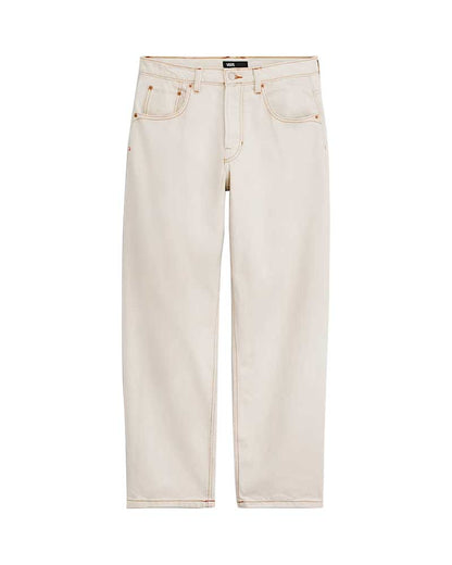 Vans Lx Check-5 Loose Denim Pants Natural Seed