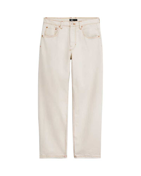 Vans Lx Check-5 Loose Denim Pants Natural Seed
